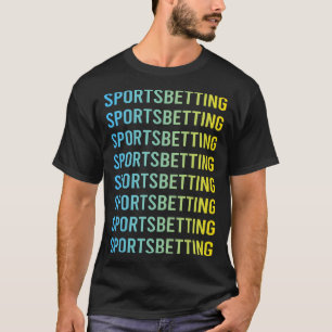 Blue Yellow Sports Betting T-Shirt