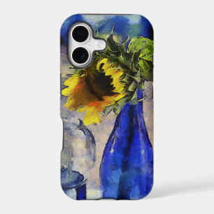 Blue & Yellow Sunflower iPhone 5 Case