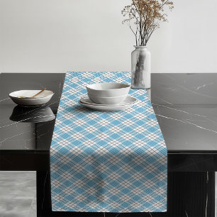 Blue Yellow Tartan– A Cosy Gift for the Family Long Table Runner