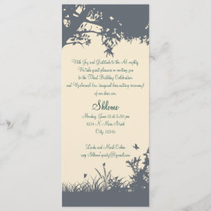 Blue - Yellow Upshernish Invitation