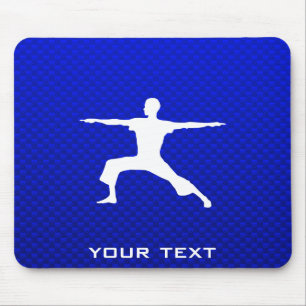 Blue Yoga Mouse Mat
