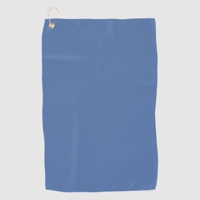 Blue yonder (solid colour)  golf towel (Front)