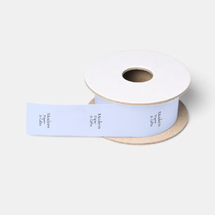 Blue Your Logo Cut and Sew Handmade Craft Labels Satin Ribbon
