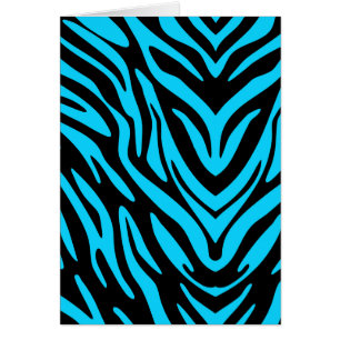Blue Zebra Abstract
