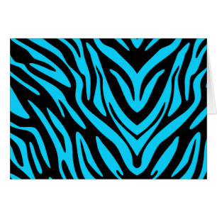 Blue Zebra Abstract