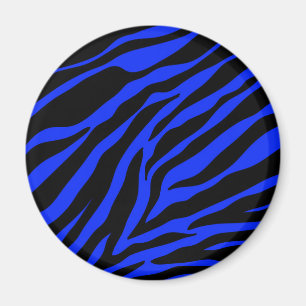blue zebra magnet