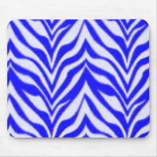 Blue Zebra Mouse Mat