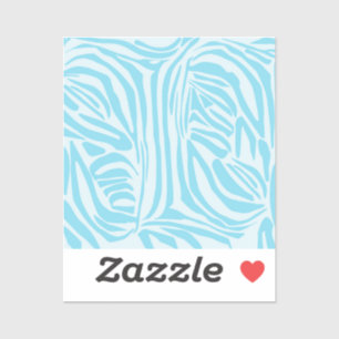Blue Zebra Pattern