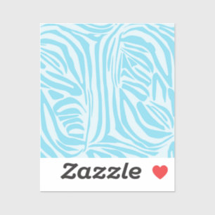 Blue Zebra Pattern