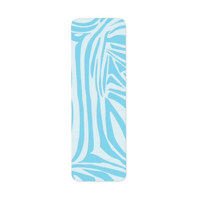Blue Zebra Pattern (Front)