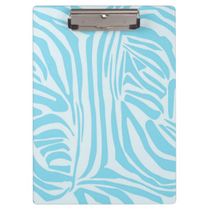 Blue Zebra Pattern Clipboard