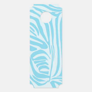 Blue Zebra Pattern Door Hanger