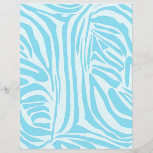 Blue Zebra Pattern Flyer