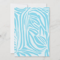 Blue Zebra Pattern