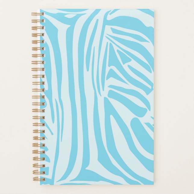 Blue Zebra Pattern Planner (Front)