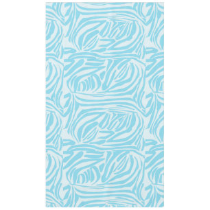 Blue Zebra Pattern Tablecloth