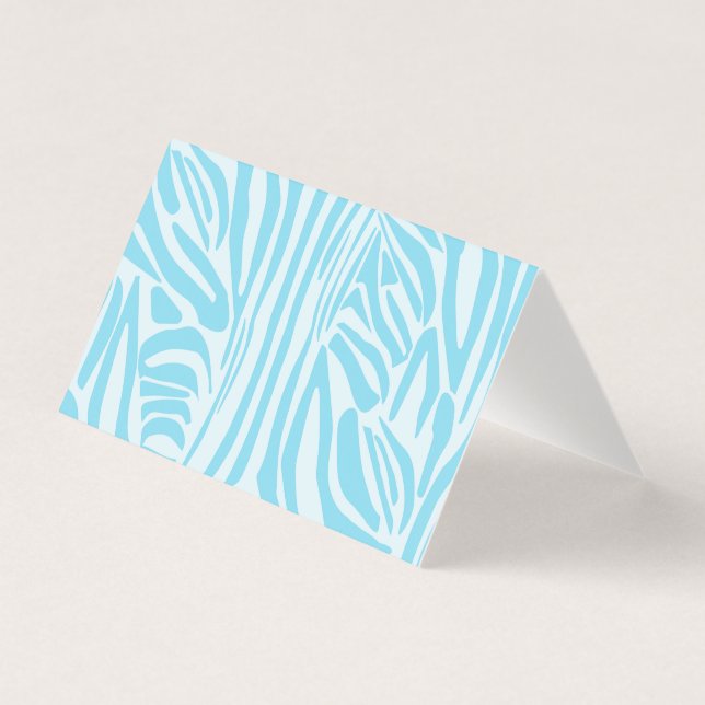 Blue Zebra Stripe Pattern (Front)