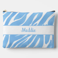 Blue Zebra Stripes Pattern 