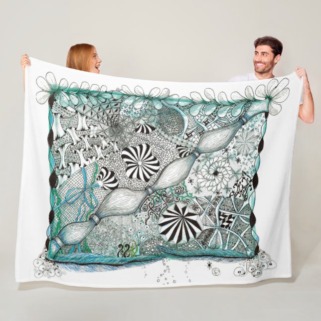 Blue Zen Blanket (In Situ)