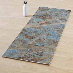 Blue Zen Marble Yoga Mat