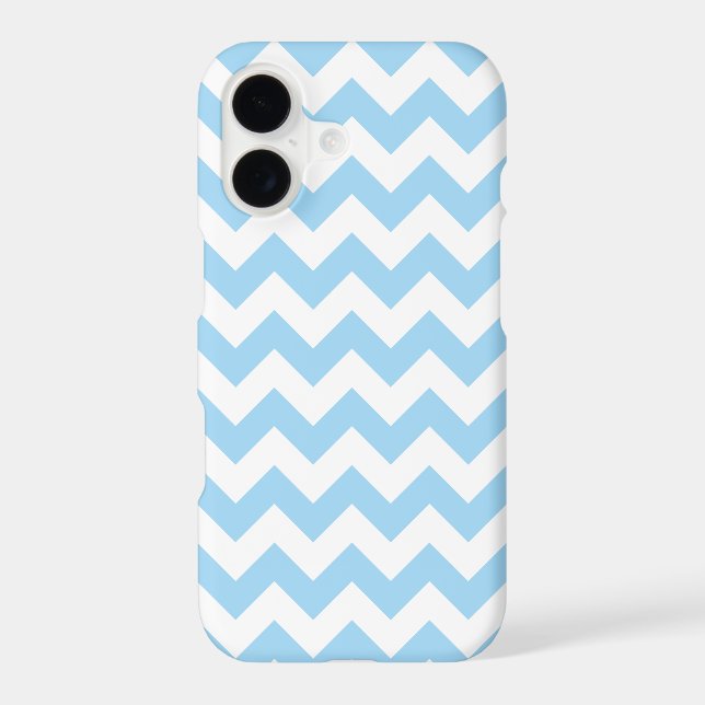 Blue Zigzag, Blue Chevron, Geometric Pattern (Back)