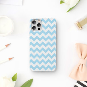 Blue Zigzag, Blue Chevron, Geometric Pattern