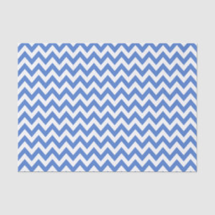 Blue ZigZag / Chevron Pattern Tissue Paper