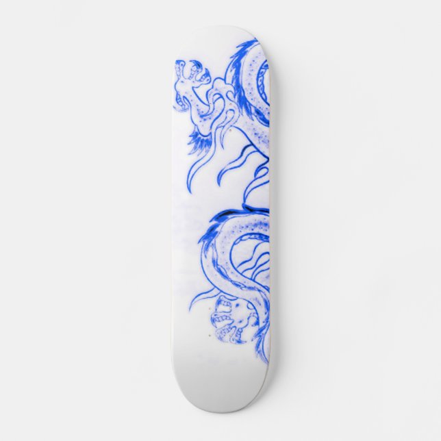 Blue Zircon Dragon Part 1 Skateboard (Front)