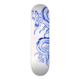 Blue Zircon Dragon Part 1 Skateboard