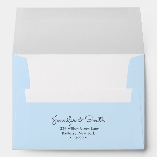 Bluebell A7 Envelope minimalist & in inviting tone (Back (Bottom))