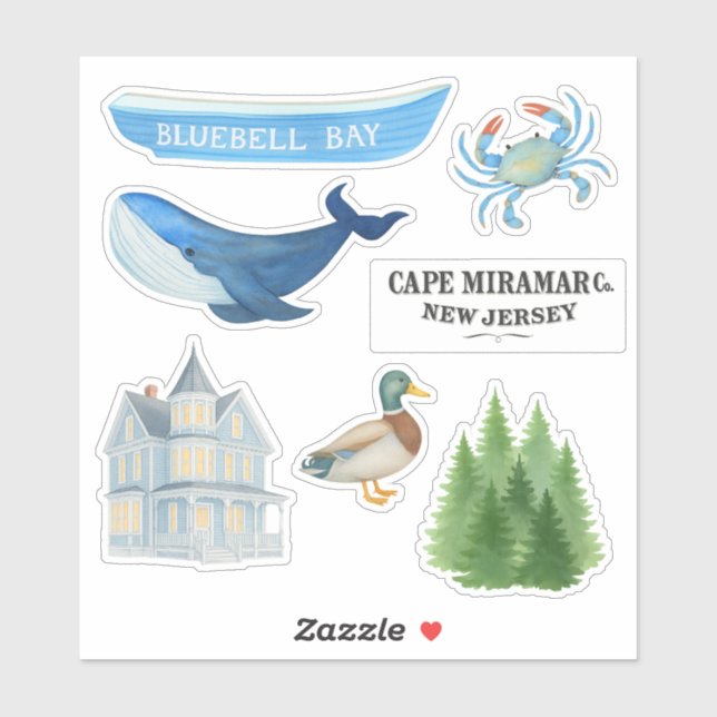 Bluebell Bay Sticker Collection 1 (Sheet)