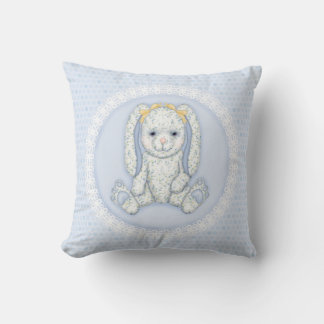 Bluebell Bunny and Polka Dots Keepsake Pillow