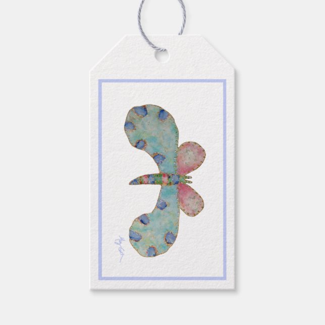 Bluebell Butterfly Gift Tag (Front)