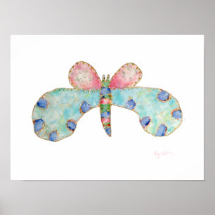 Bluebell Butterfly Print