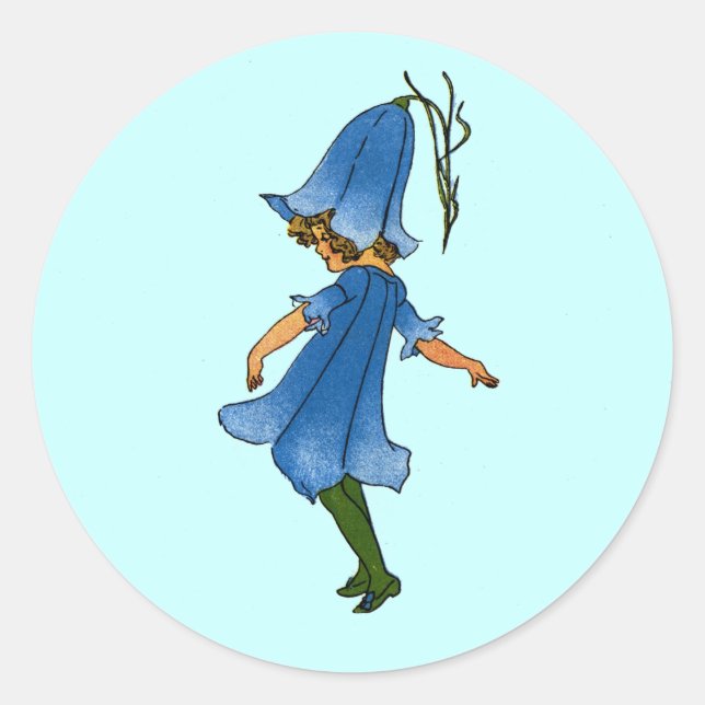 Bluebell Classic Round Sticker (Front)