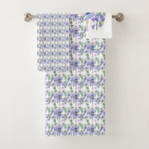 Bluebell Fairy Bath Towel Set