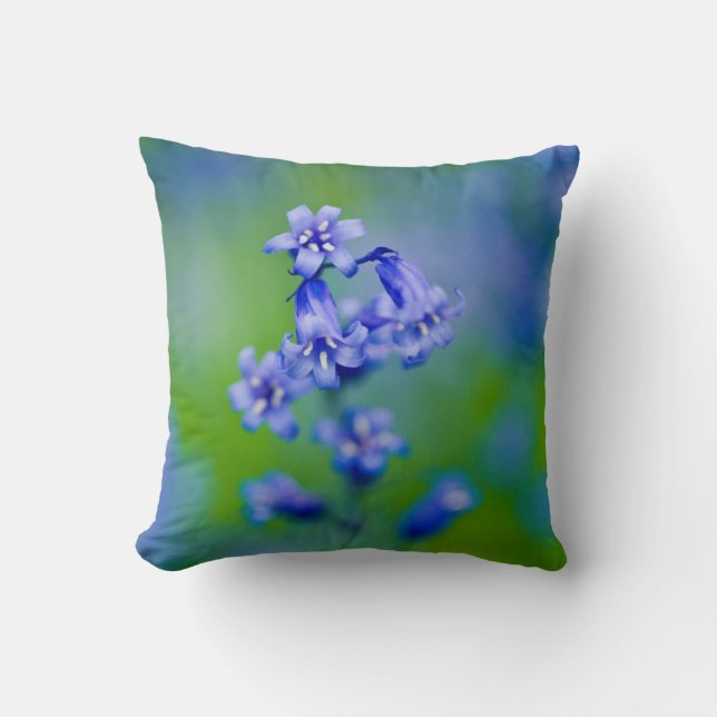 Bluebell flower Cushion (Front)