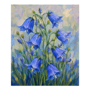 Bluebell Flowers Photo Print