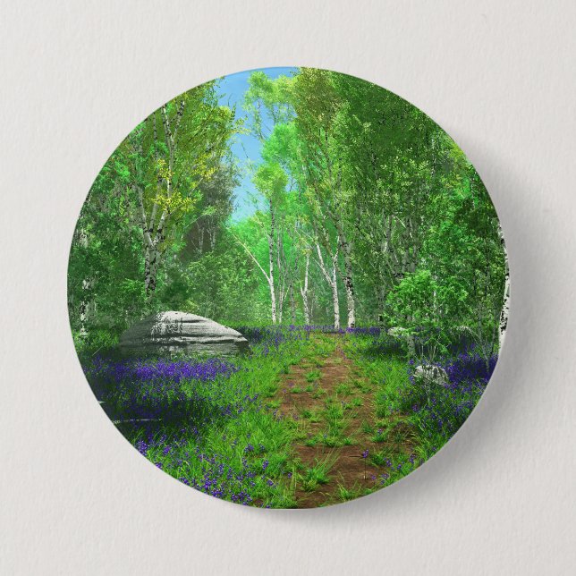 Bluebell Light Button (Front)