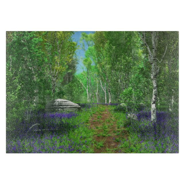 Bluebell Light Cutting Board (Front)