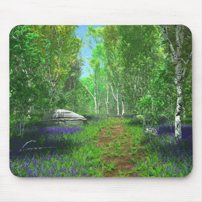Bluebell Light Mousepad (Front)