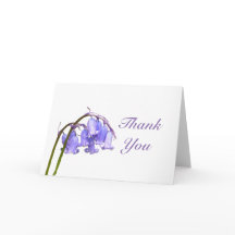 Bluebell Thank You Card