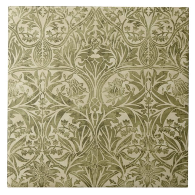 Bluebell wallpaper by William Morris Tile (Front)