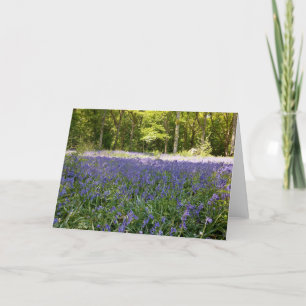 Bluebell Wood Folded Greetings Card