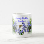 BLUEBELL WOOD  Mug for Grandma<br><div class="desc">A woodland scene with bluebells and a pretty butterfly,  which would make a delightful gift for friend or family member.  Just change the text to add the name of your choice. Very suitable as a wedding gift too.</div>