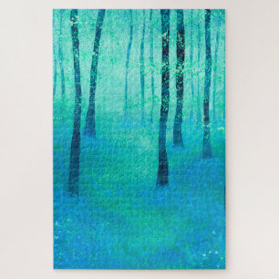 Bluebell Woodland Paiinting Jigsaw Puzzle