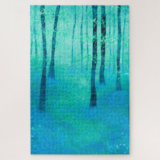 Bluebell Woodland Paiinting Jigsaw Puzzle