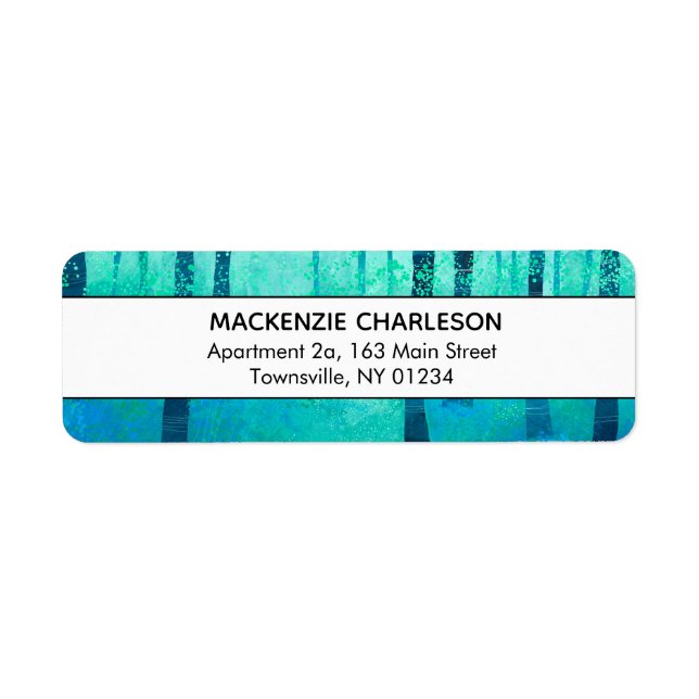 Bluebell Woodland Painting Address (Front)