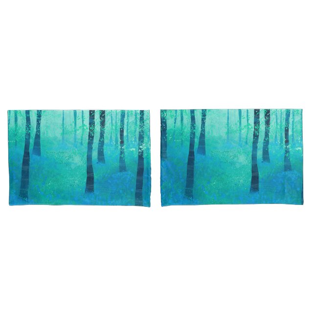 Bluebell Woodland Pillowcase (Front-Set)