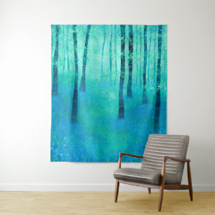 Bluebell Woodland Tapestry